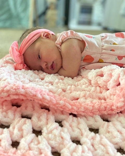 Soft Pink Baby Blanket