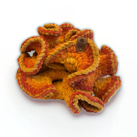 Large Multicolor Plush Fidget Coral