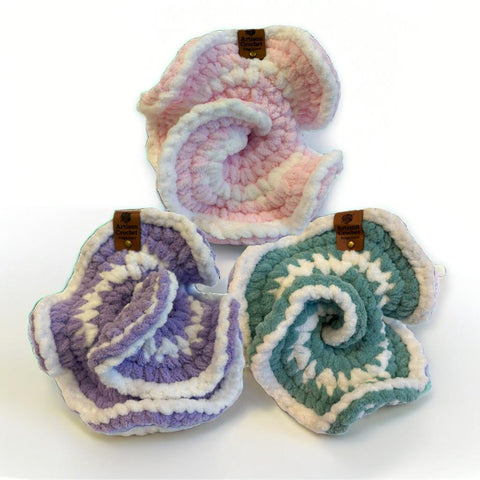 Small Pastel Plush Fidget Coral