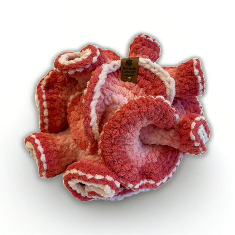 Large Ombre Plush Fidget Coral